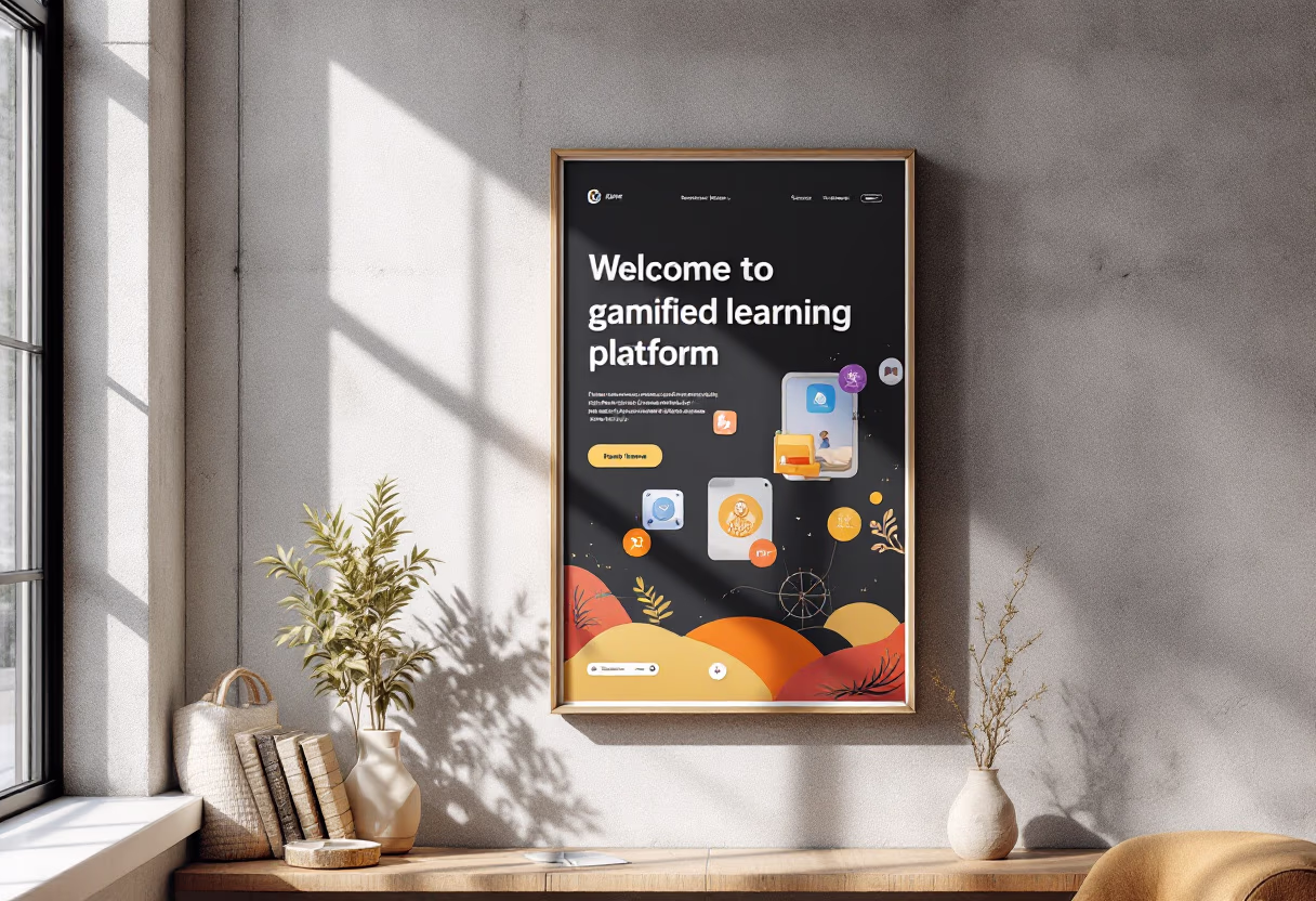 [digital project] image of gamified learning platform