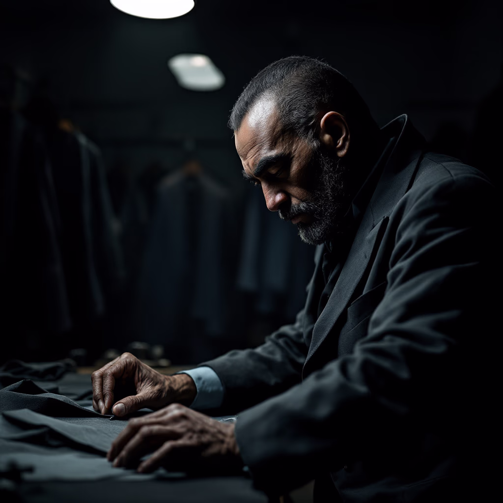 [team] image of individual team member (for a tailors & alteration shop).