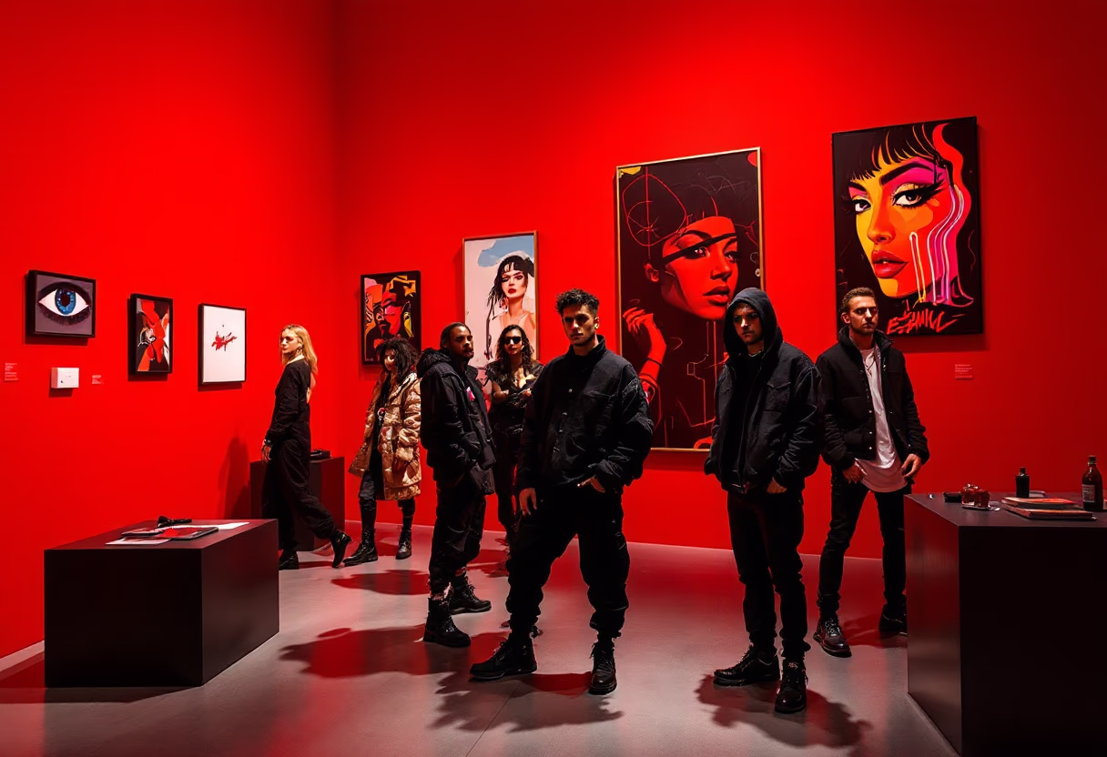 image of art exhibition space