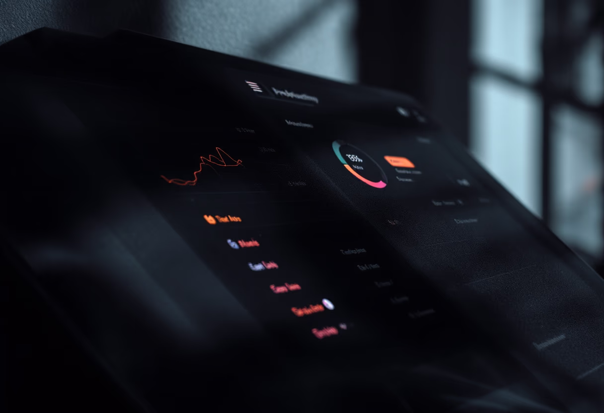 [interface] image of a dashboard interface (for a productivity tools business)