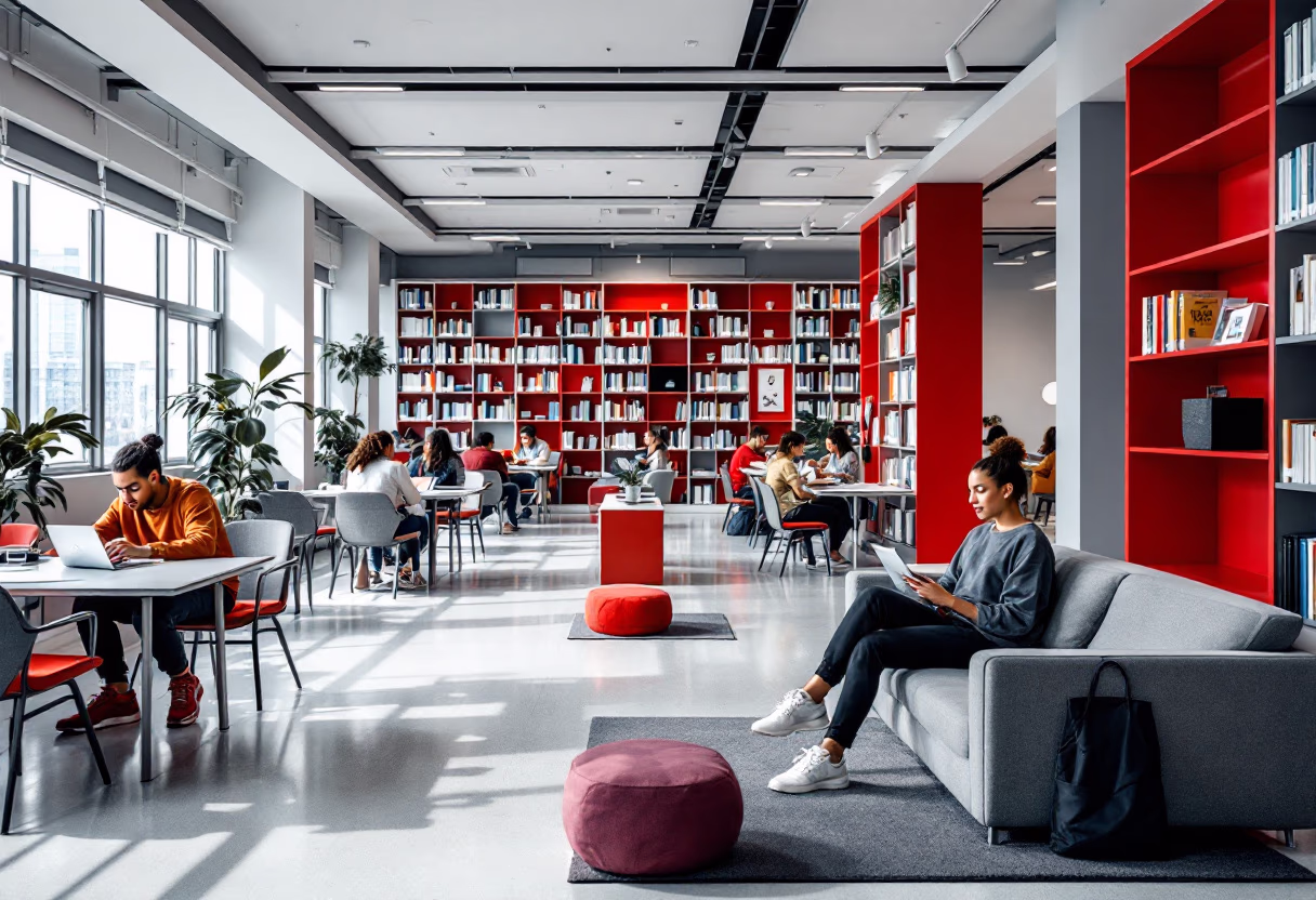 image of library interior (for a schools (k12))