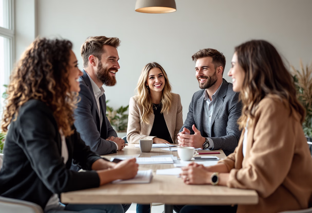 image of networking event (for a hr tech)