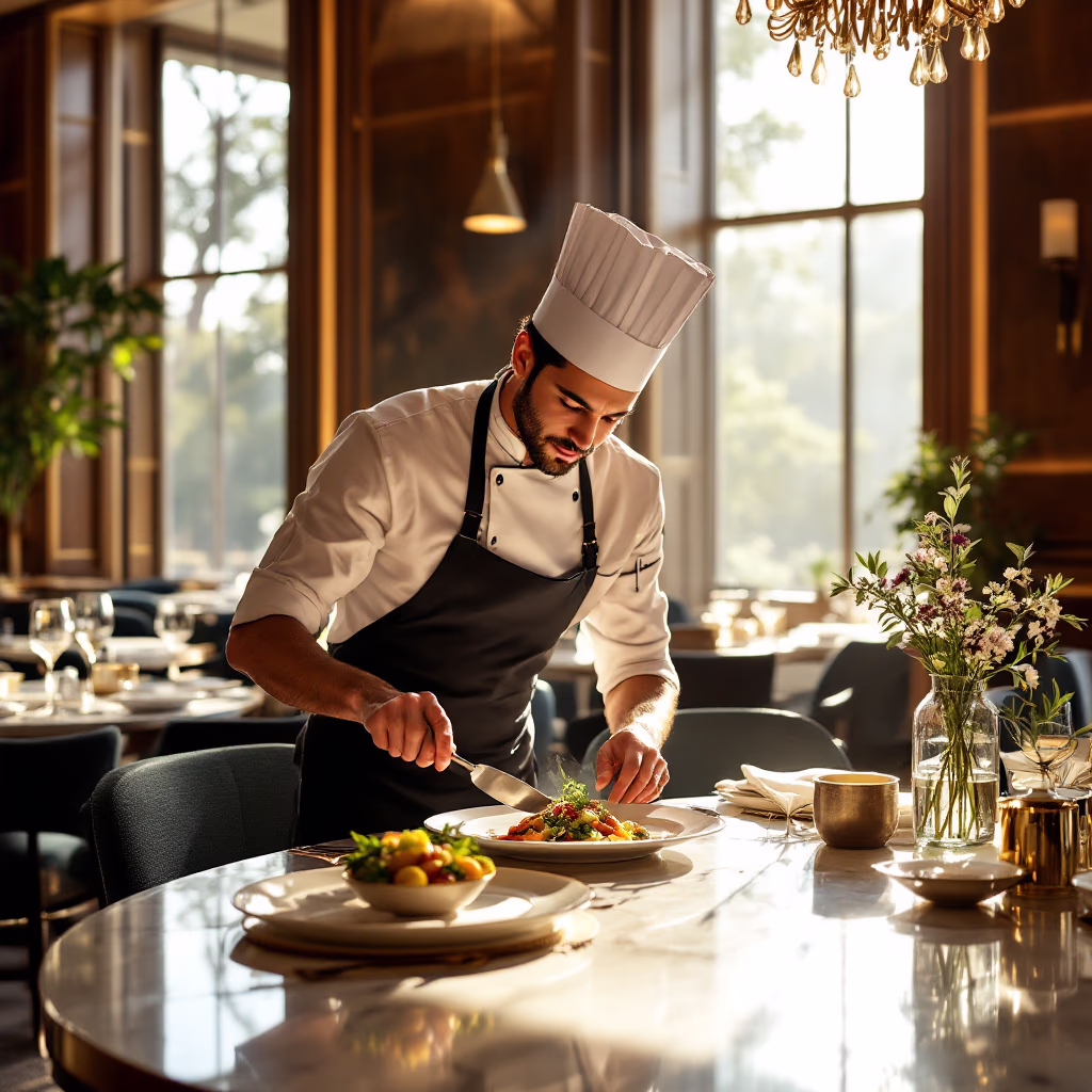 [team] image of the head chef of a fine-dining restaurant