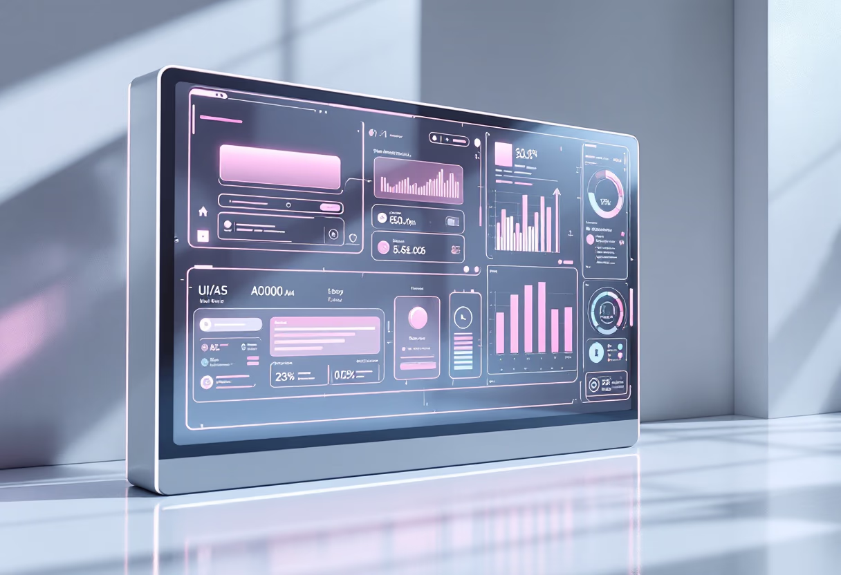 image of computer screen displaying ai software