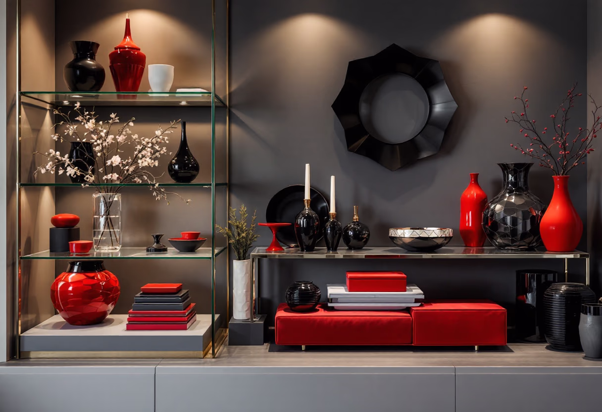 image of decorative accessories display