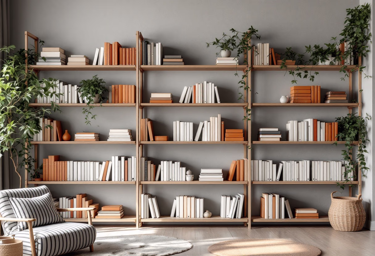 [background image] image of books on a shelf (for a private tutor)
