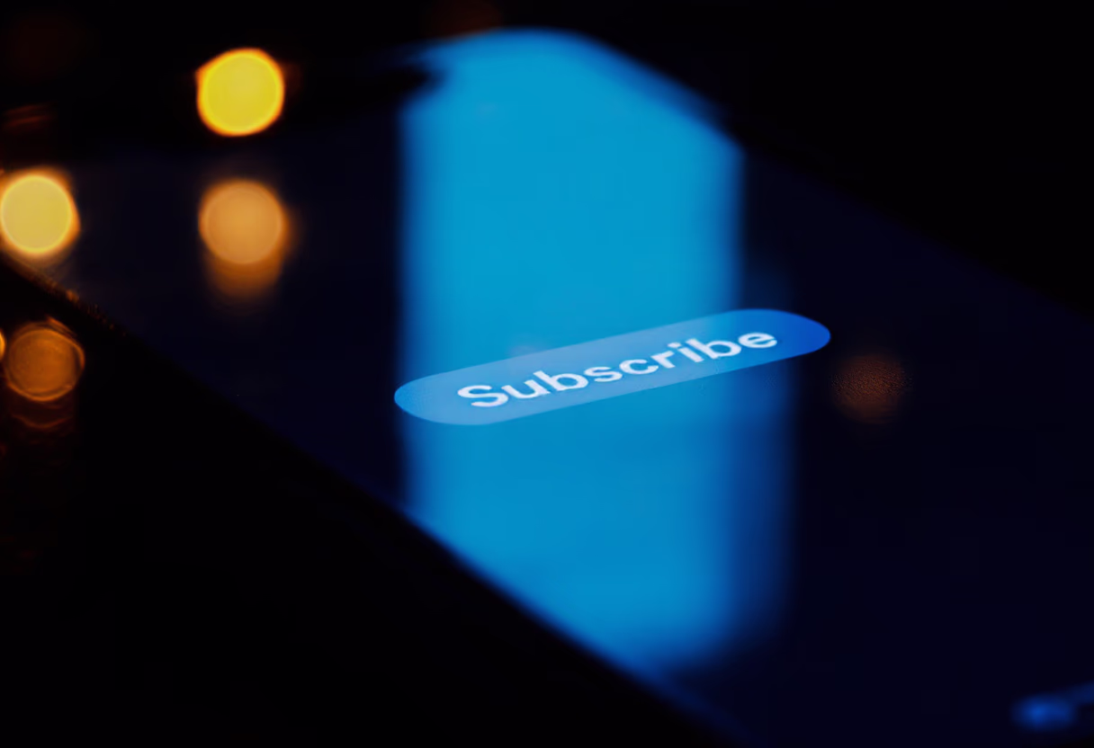 image of blog subscription