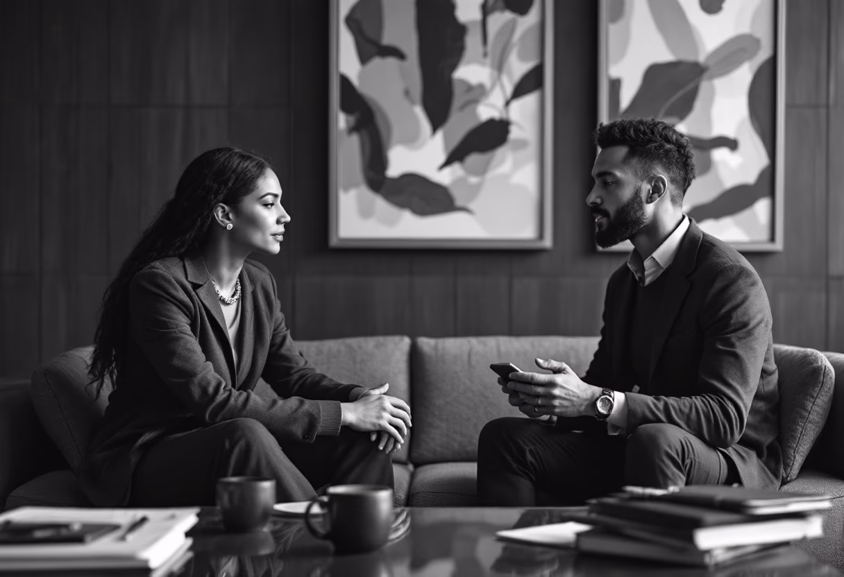 image of founders with a shared moment (for a edtech)