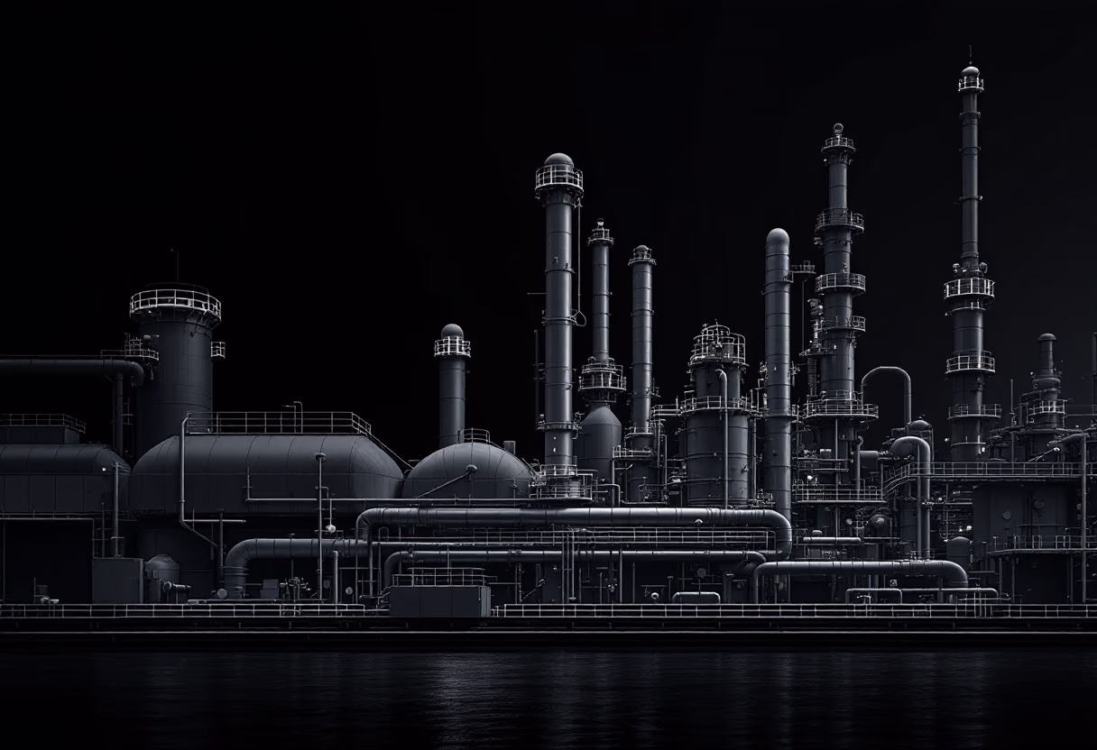 [background image] image of industry landscape (for a manufacturing plant)