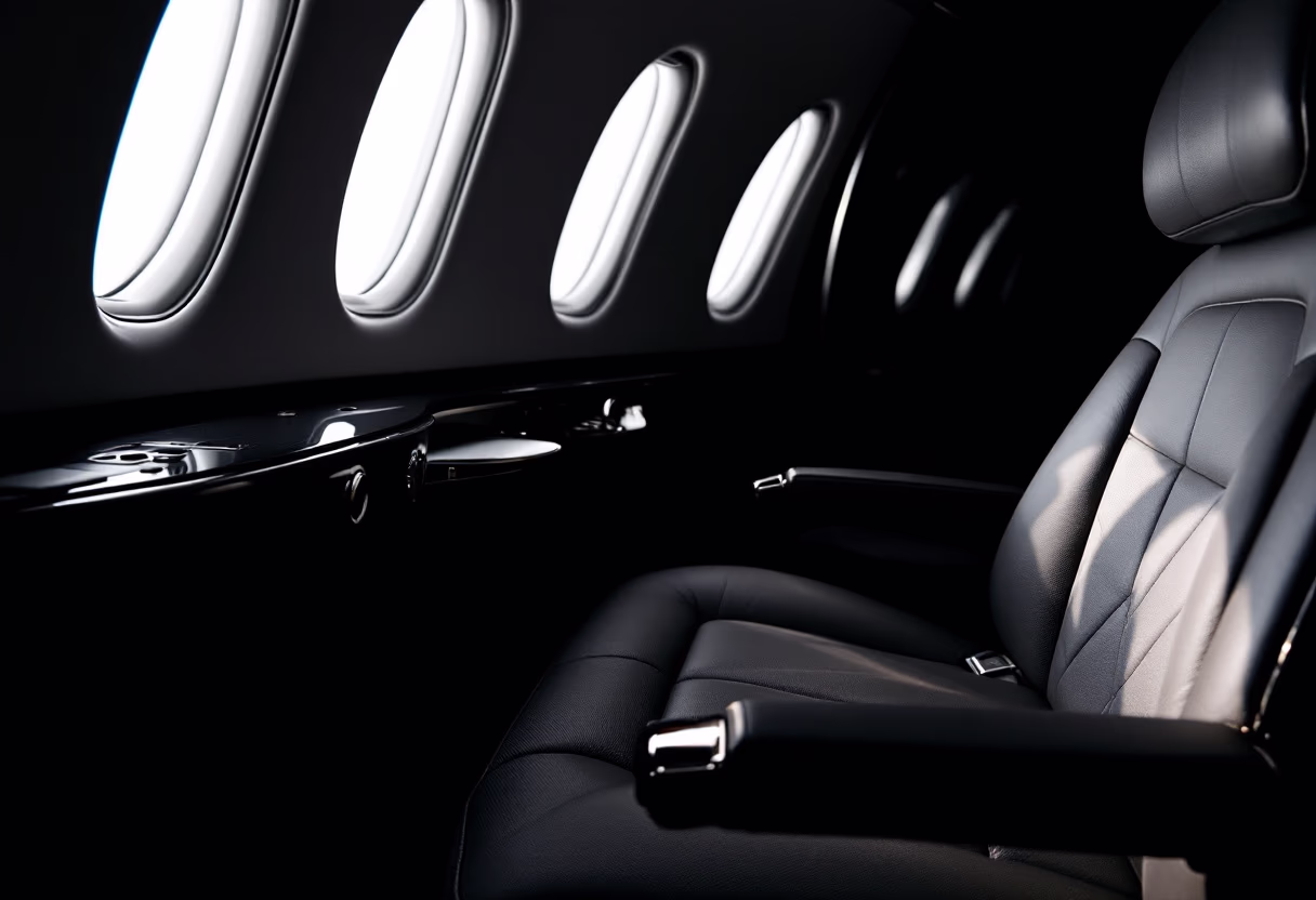 image of aircraft interior