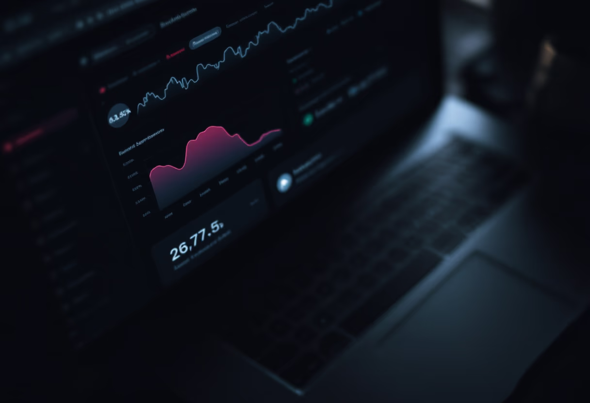 interface screenshot of software in action for an ai saas company