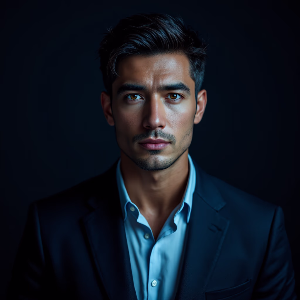 [headshot] image of customer giving a testimonial (for a ai biotech company)