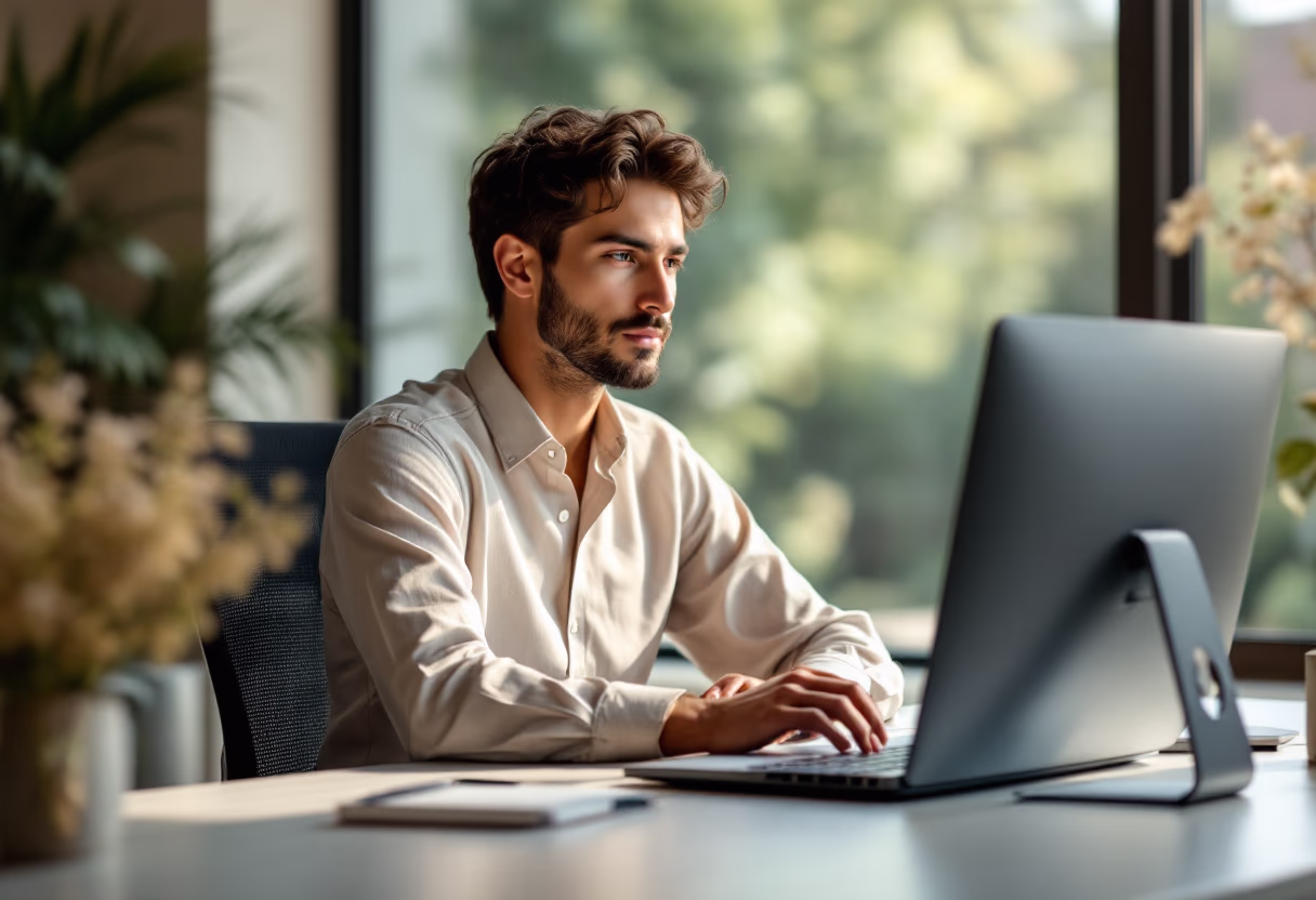 image of interview with game developer