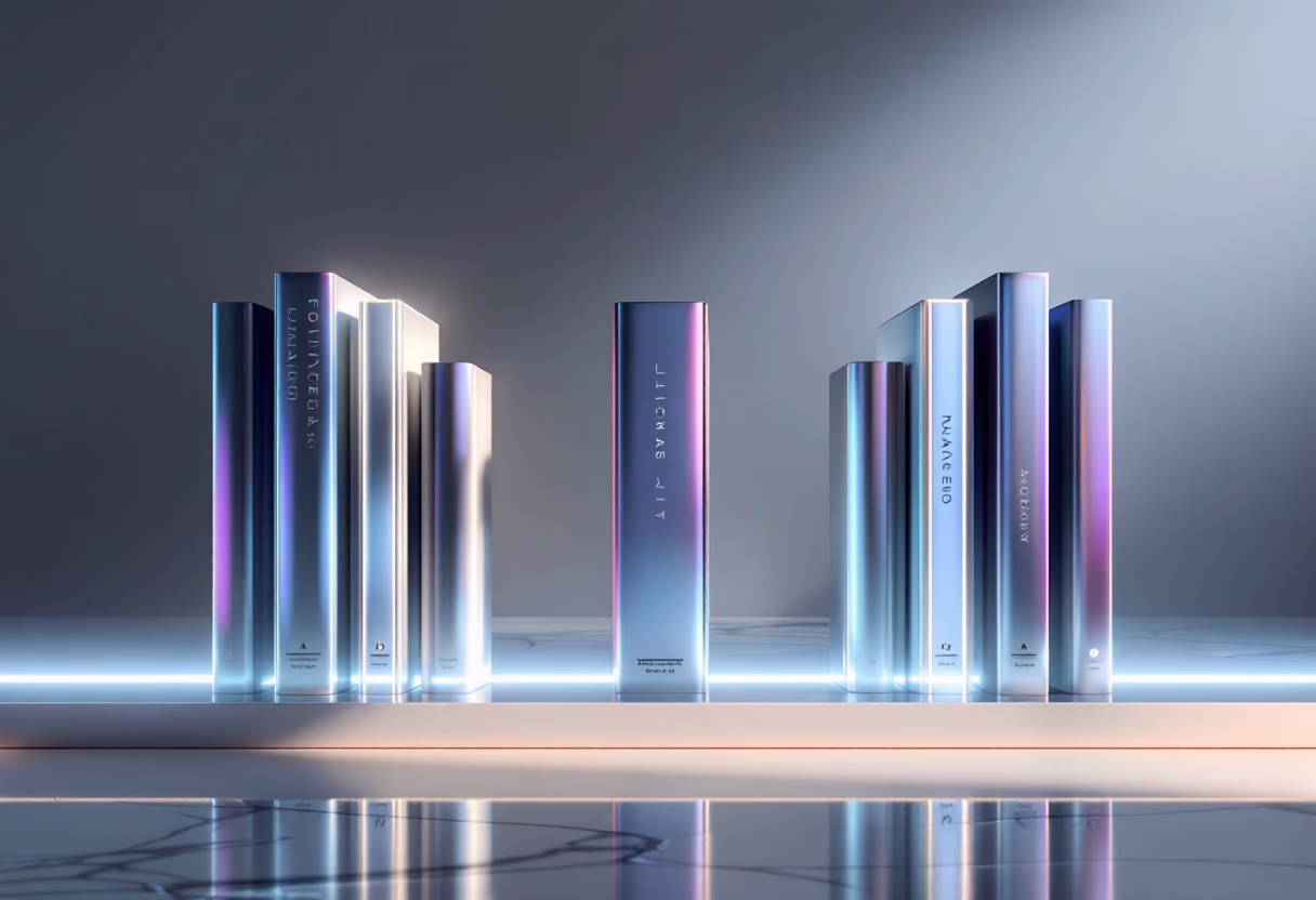 image of bookshelves with legal books (for a legal tech)