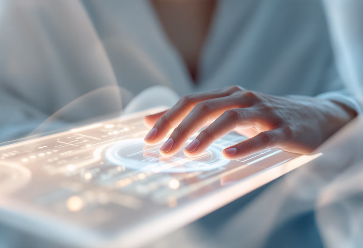 image of an individual providing support assistance in a productivity tools business