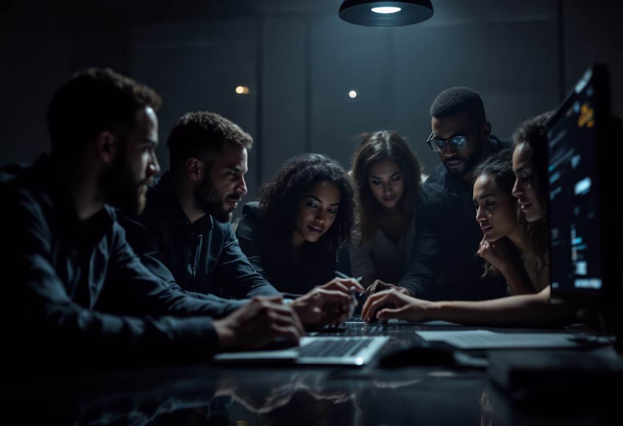 image of a team collaborating
