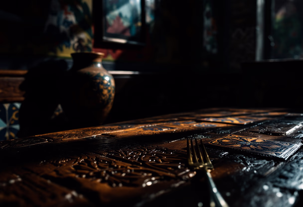 image of vibrant dining space (for a mexican restaurant)