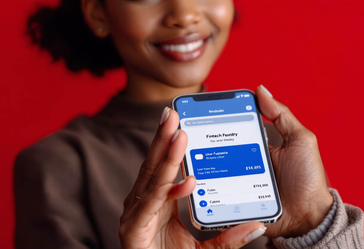 Person holding device with Enrich App
