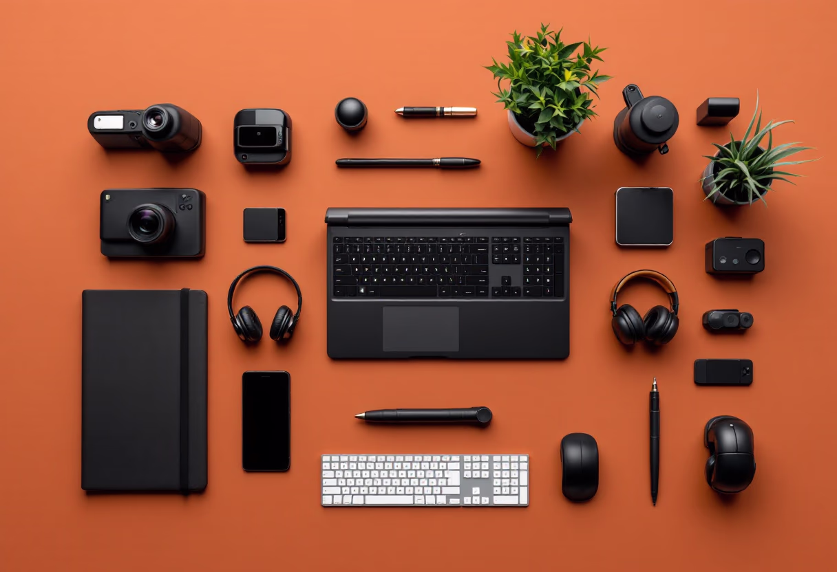 image of a customer service representative (focusing on workspace) [background image]