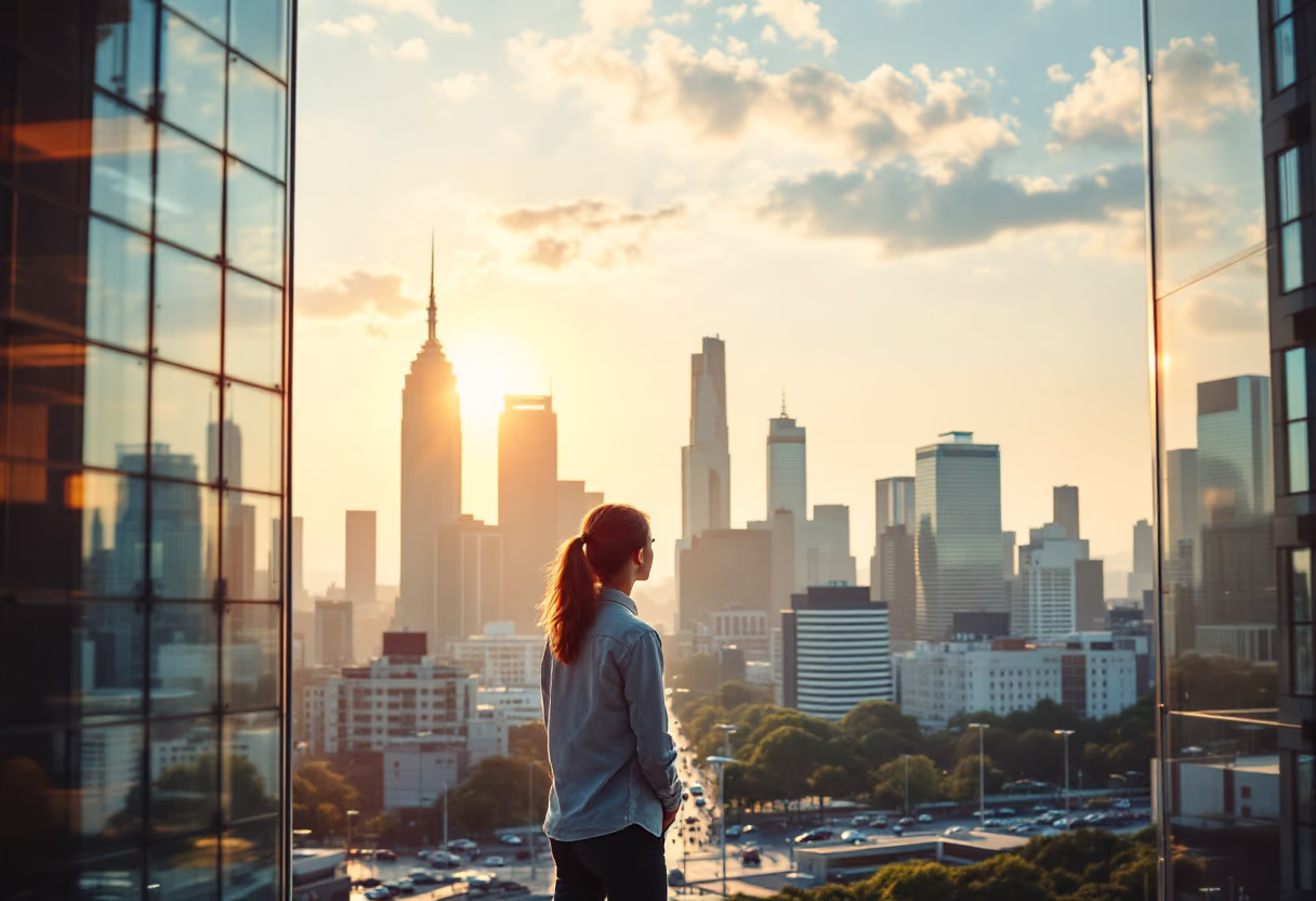 [background image] image of city view from client's area (for a plumbing service)