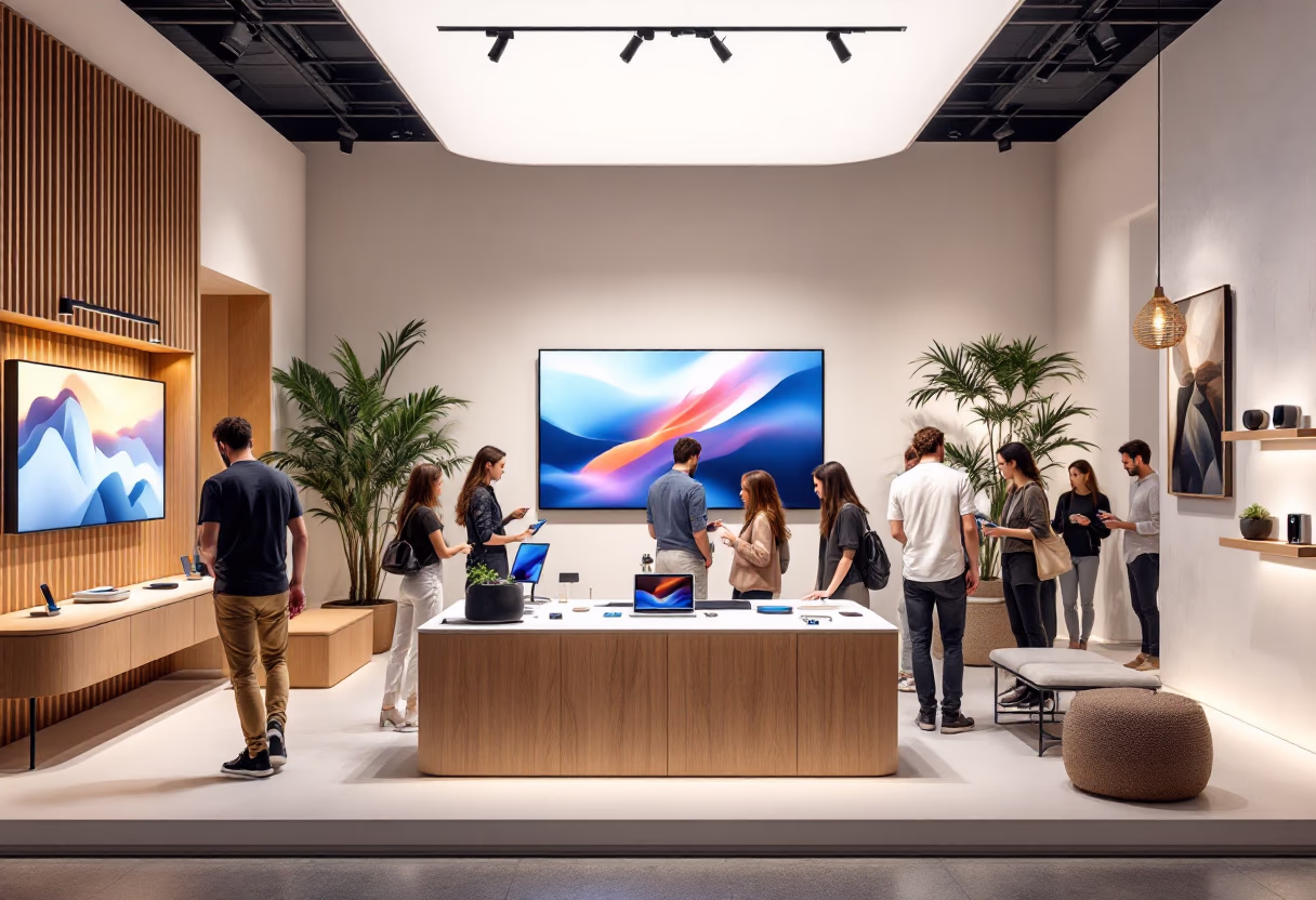 image of tech conference scene