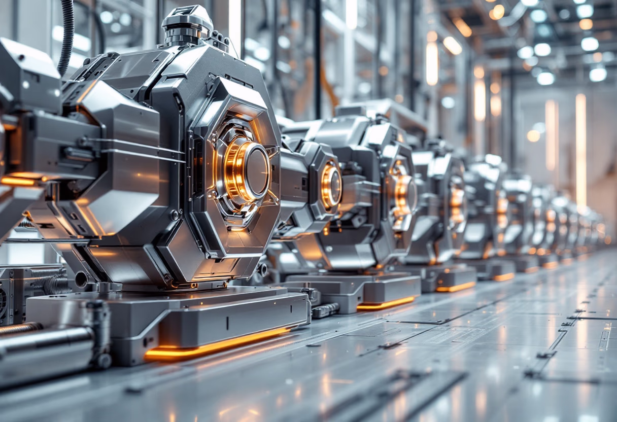image of factory equipment (for a manufacturing plant)