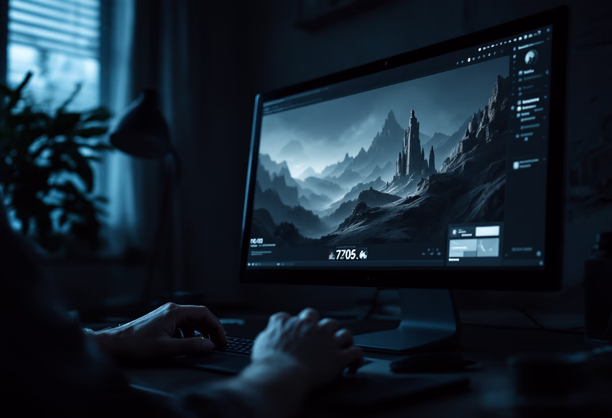 [interface] image of game development tools