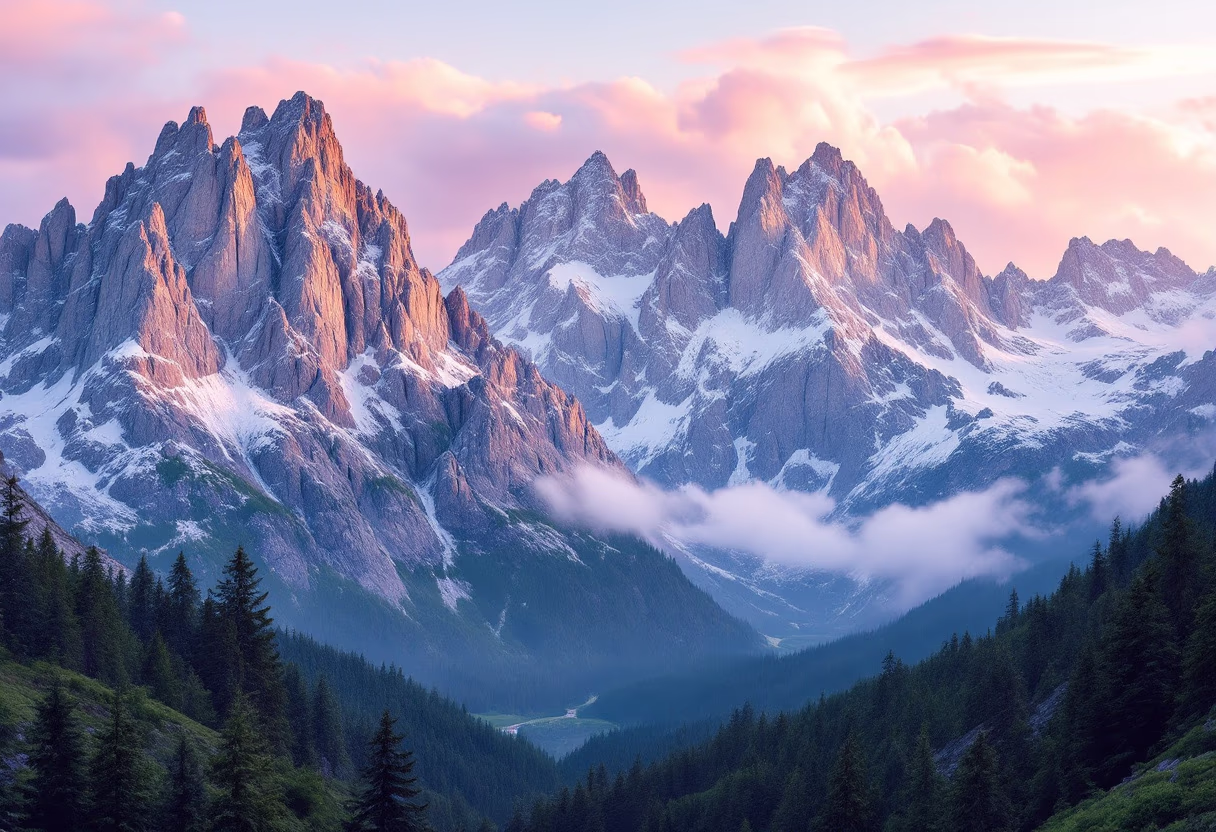 image of a mesmerizing landscape (for a travel agency)