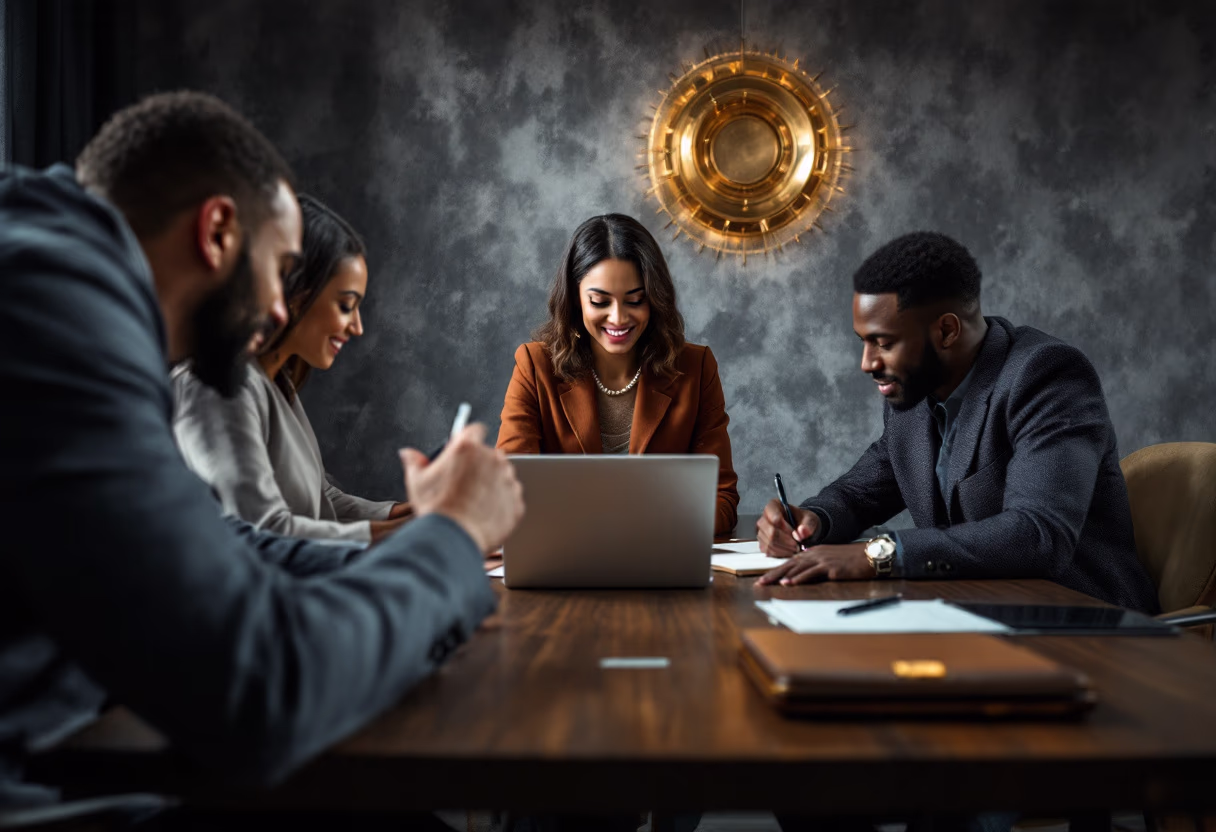 image of a diverse team in a meeting