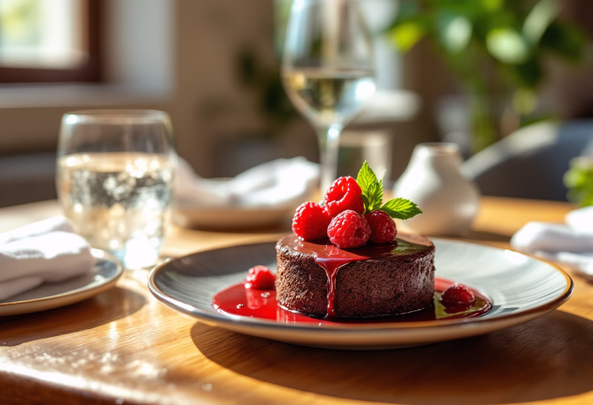 image of mouthwatering desserts for a modern restaurant