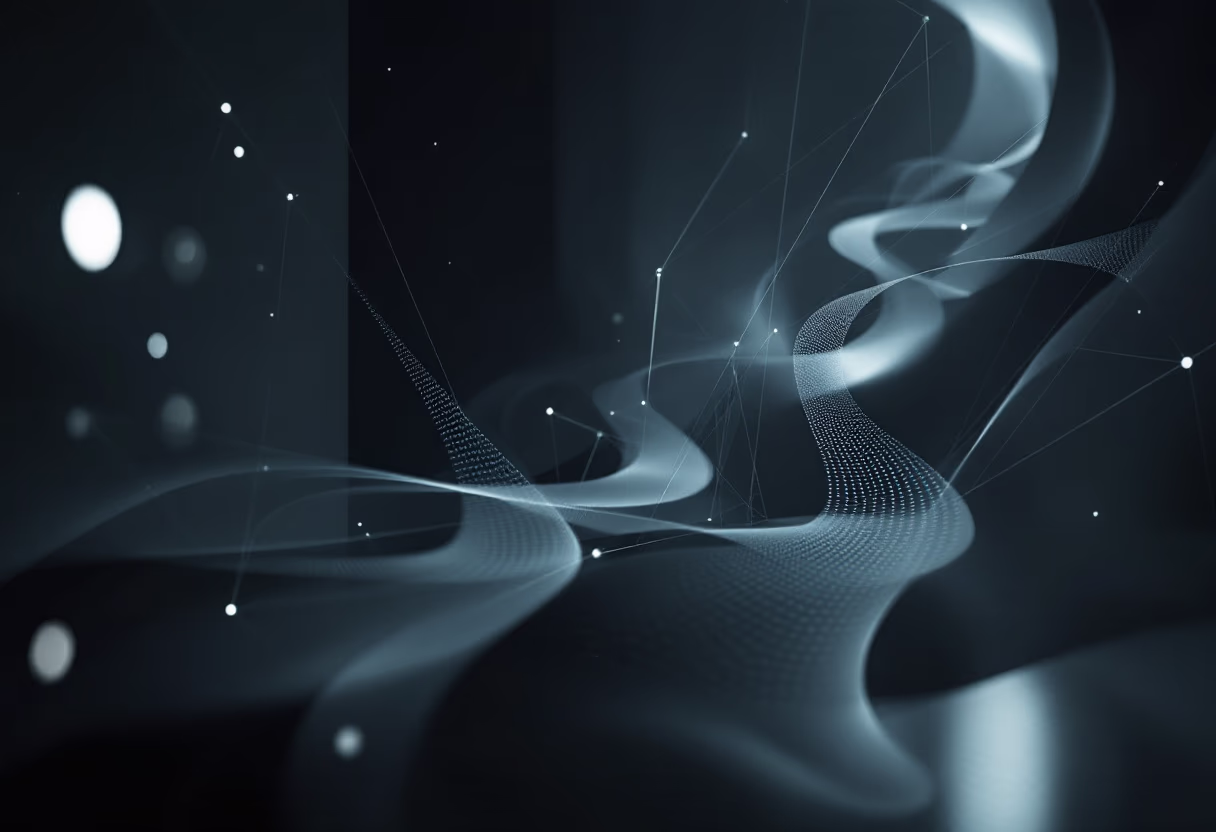 image of network connections on a screen