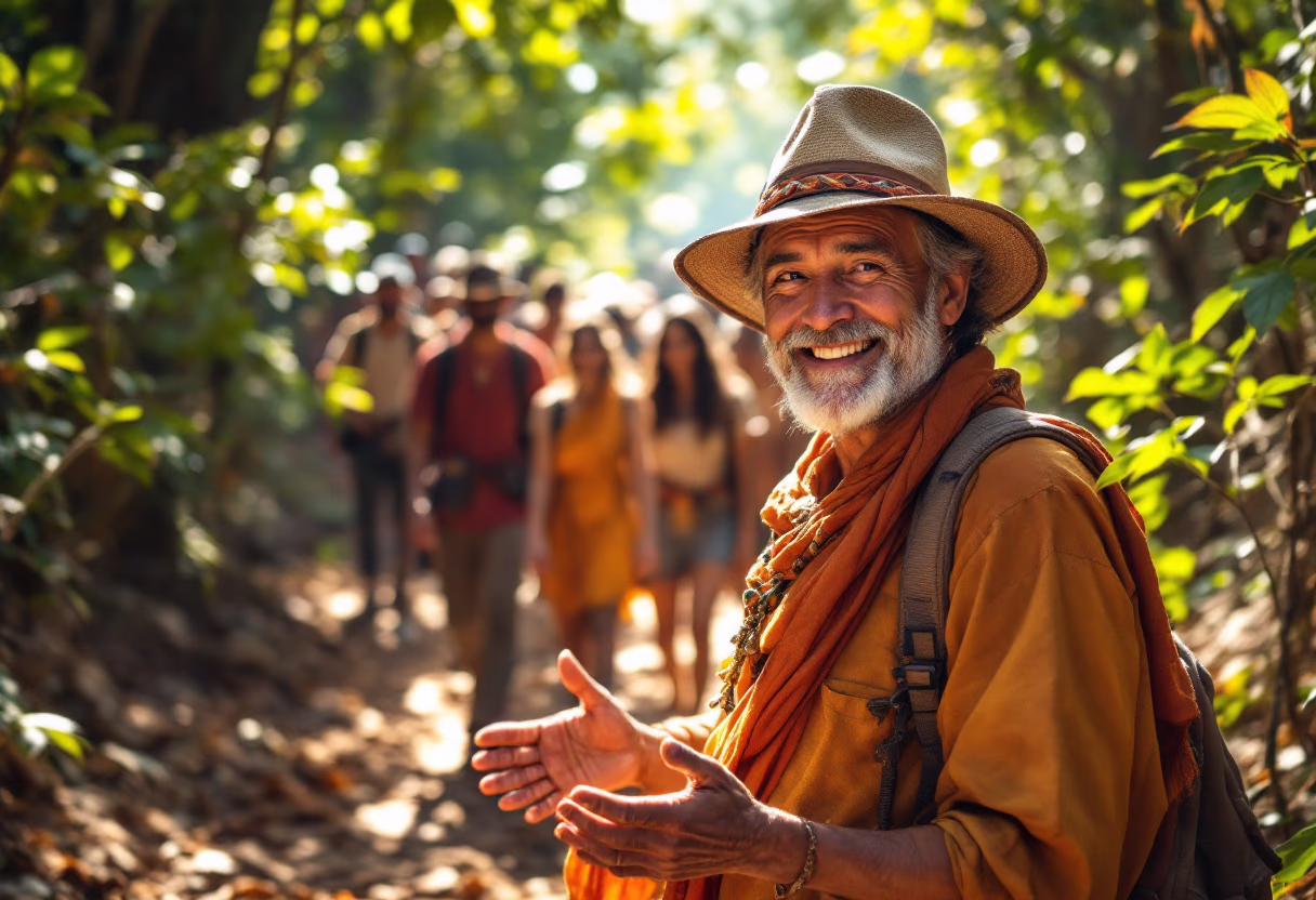 image of a local tour guide (for a travel agency)