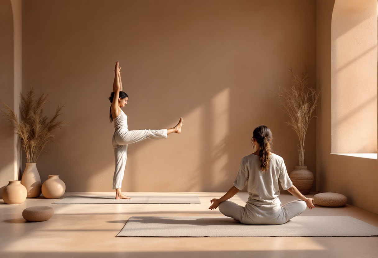 image of people working out