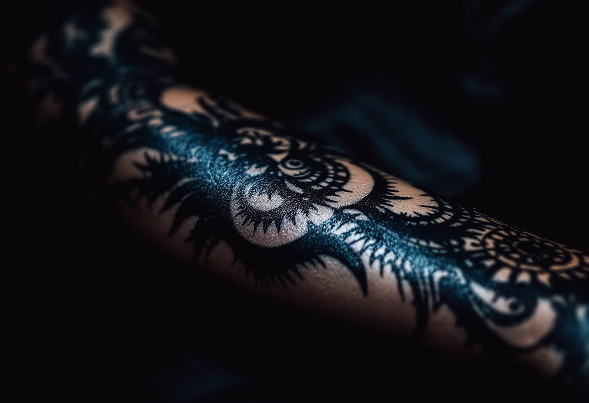 image of healed tattoos on clients