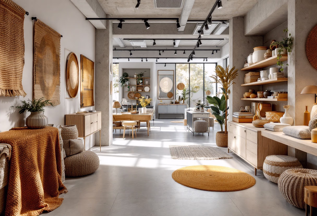 image of shopping aisle in store (for a home goods store)