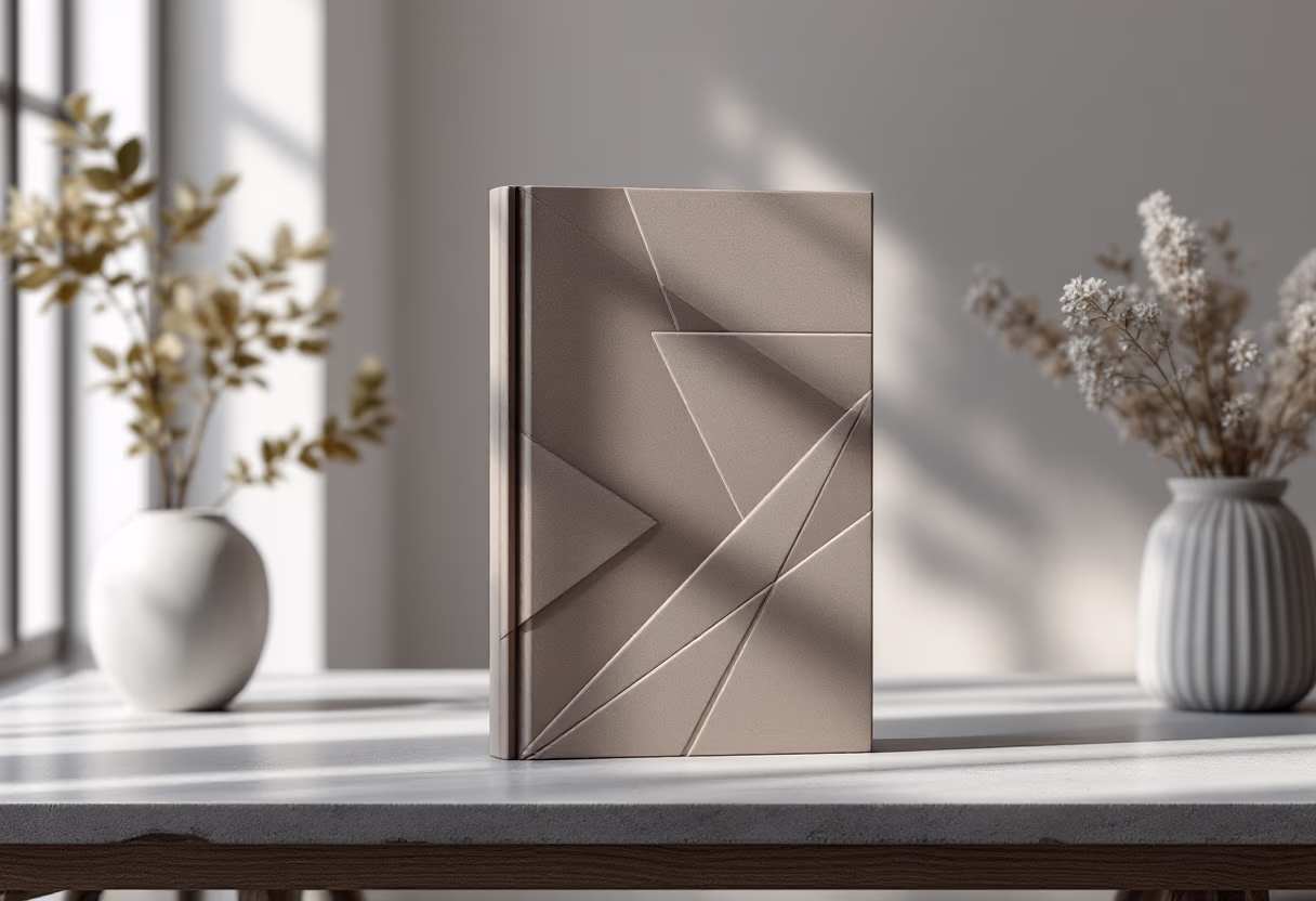 image of fictional book cover for an author & writer