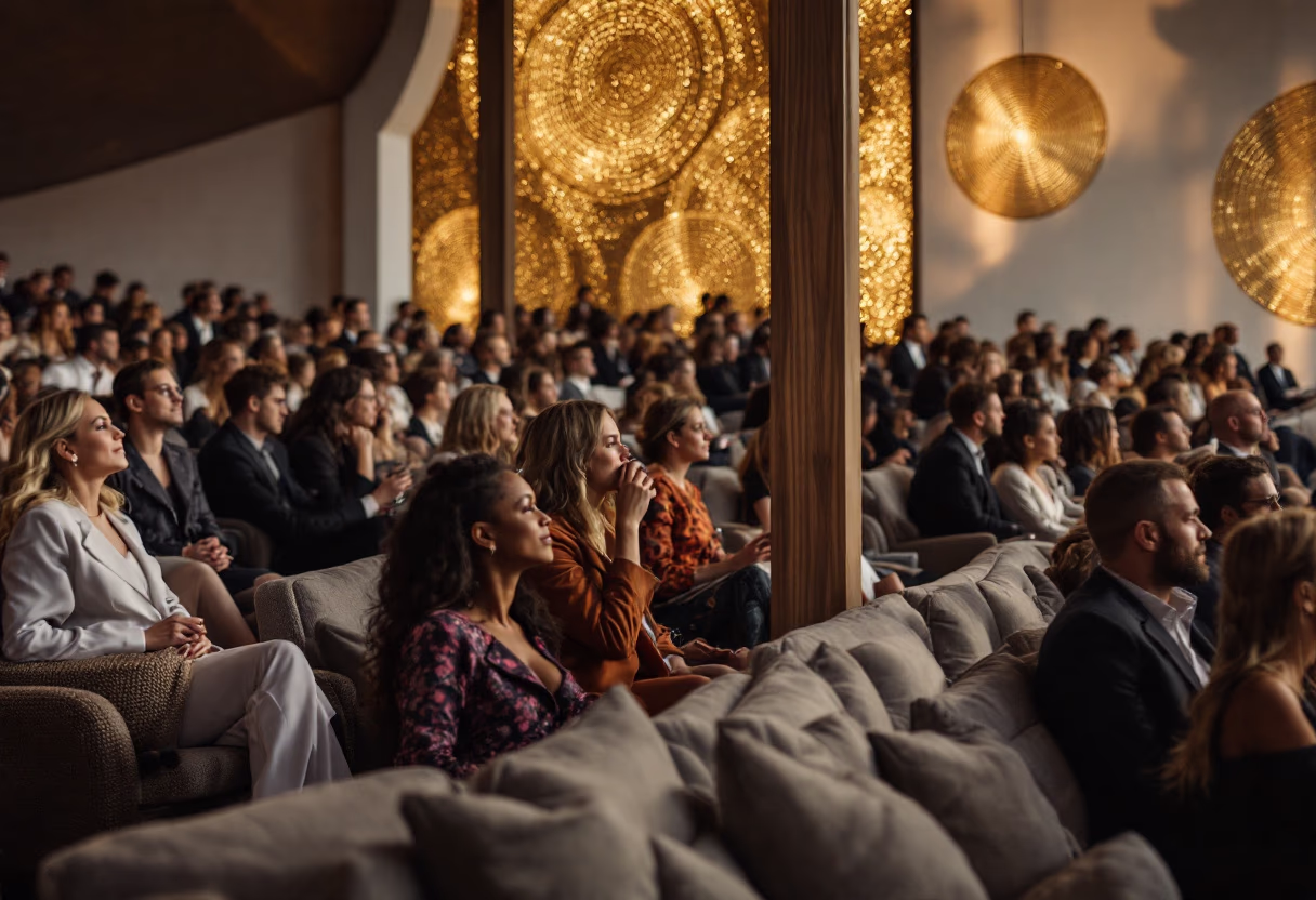 image of audience enjoying entertainment