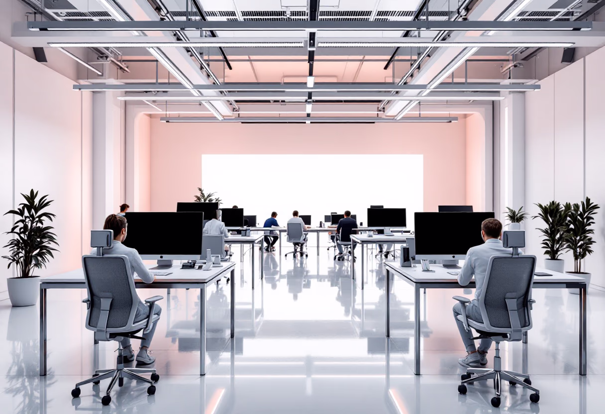 [background image] image of an innovation lab for an ai developer tools business