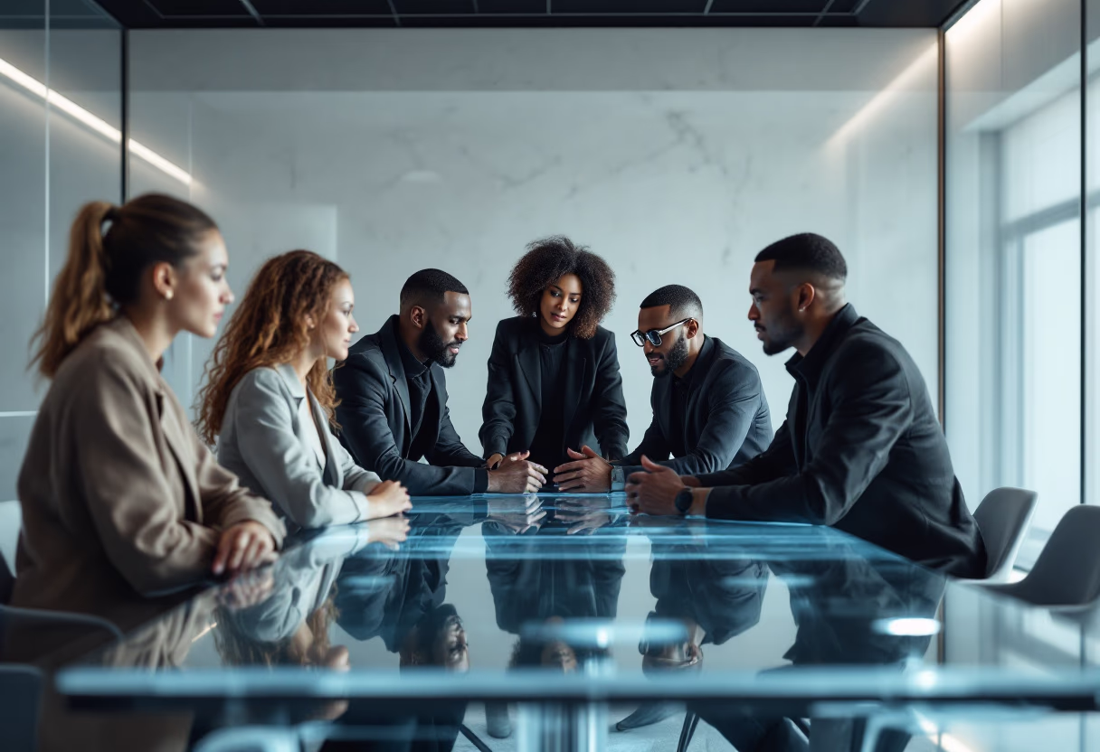 image of diverse group collaboration (for a hr tech)