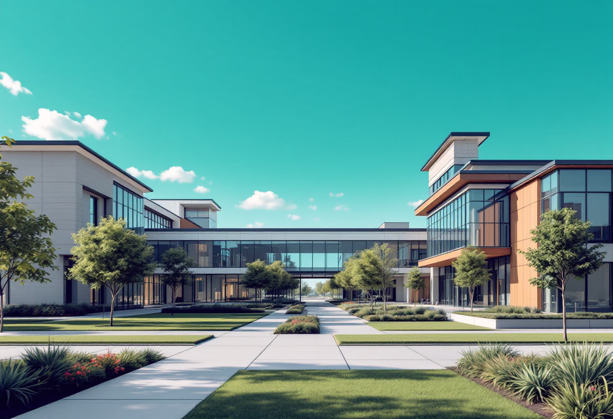 image of a school campus (for a edtech) [background image]