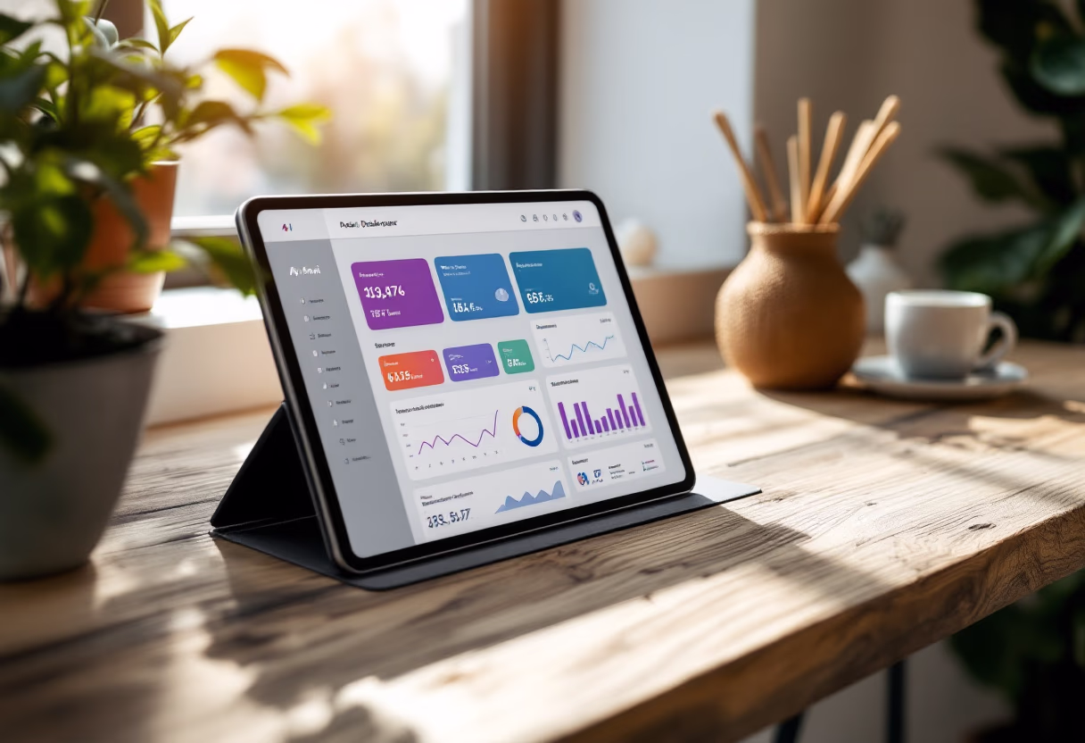 [interface] image carousel of ai innovations (for a ai healthcare company)