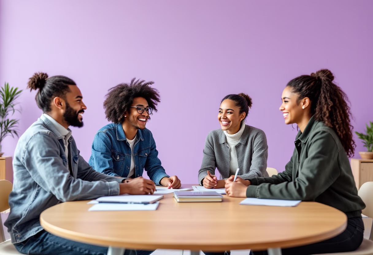 image of student discussion