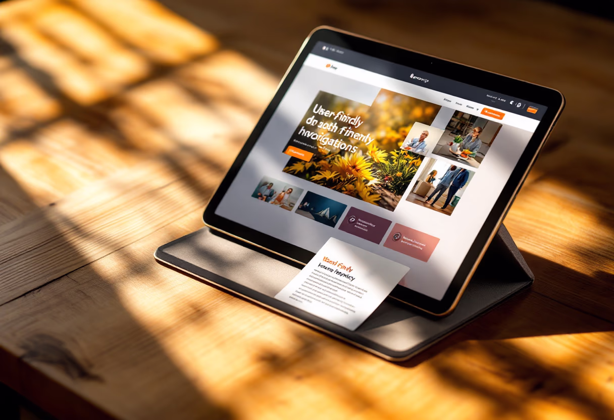 [digital project] image of mobile app interface (for a digital marketing & advertising agency)