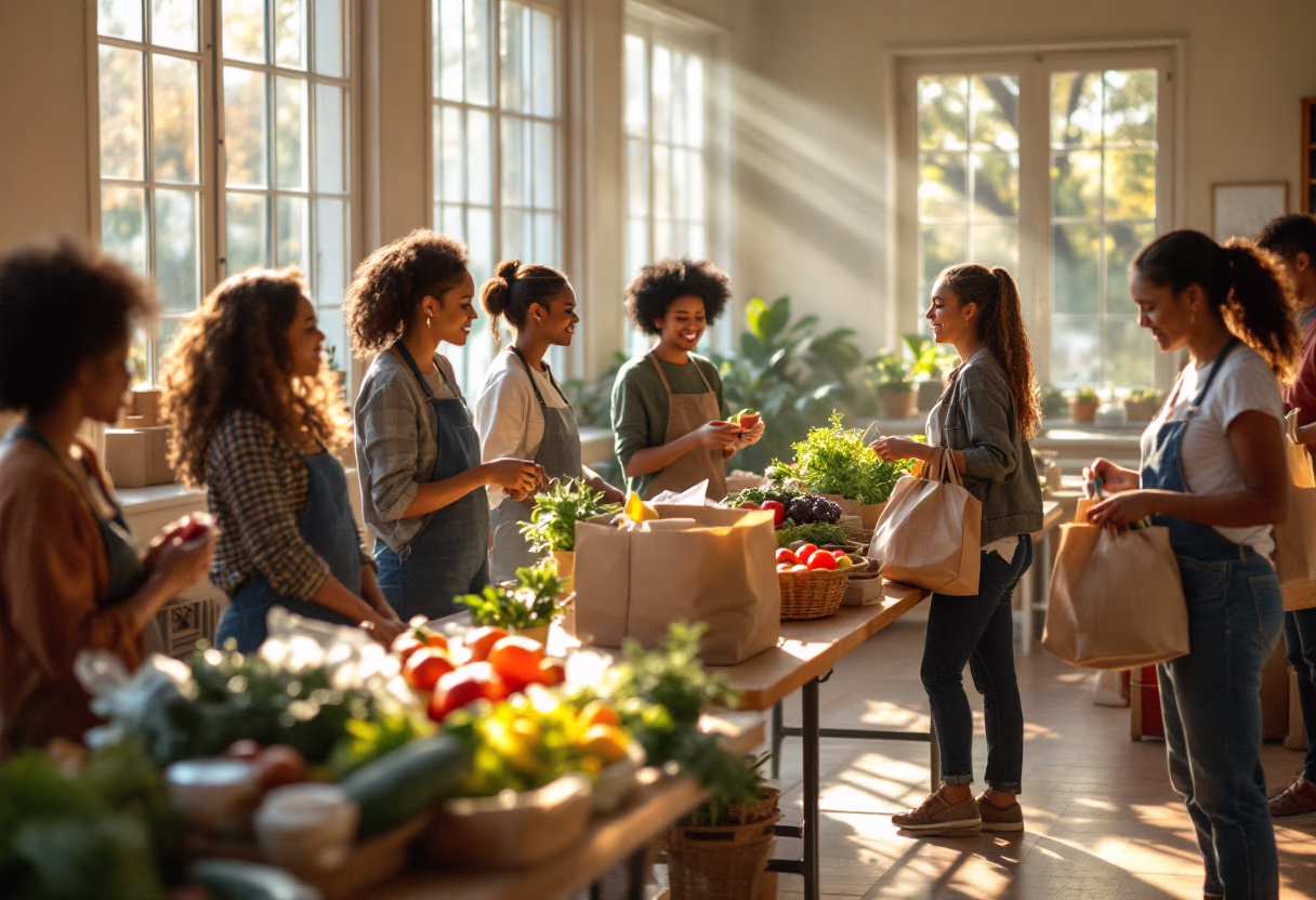 image of food distribution in underprivileged communities