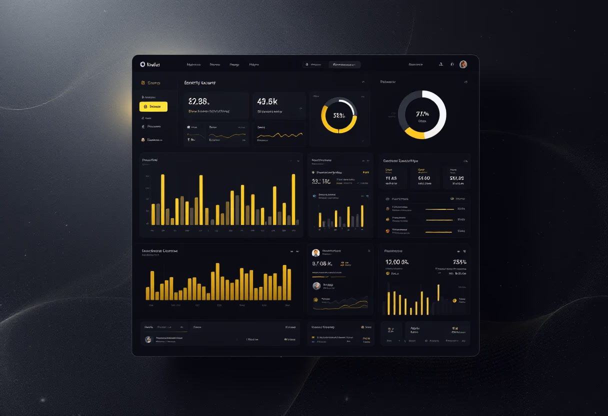 [interface] image of software security protocols (for an ai fintech company)