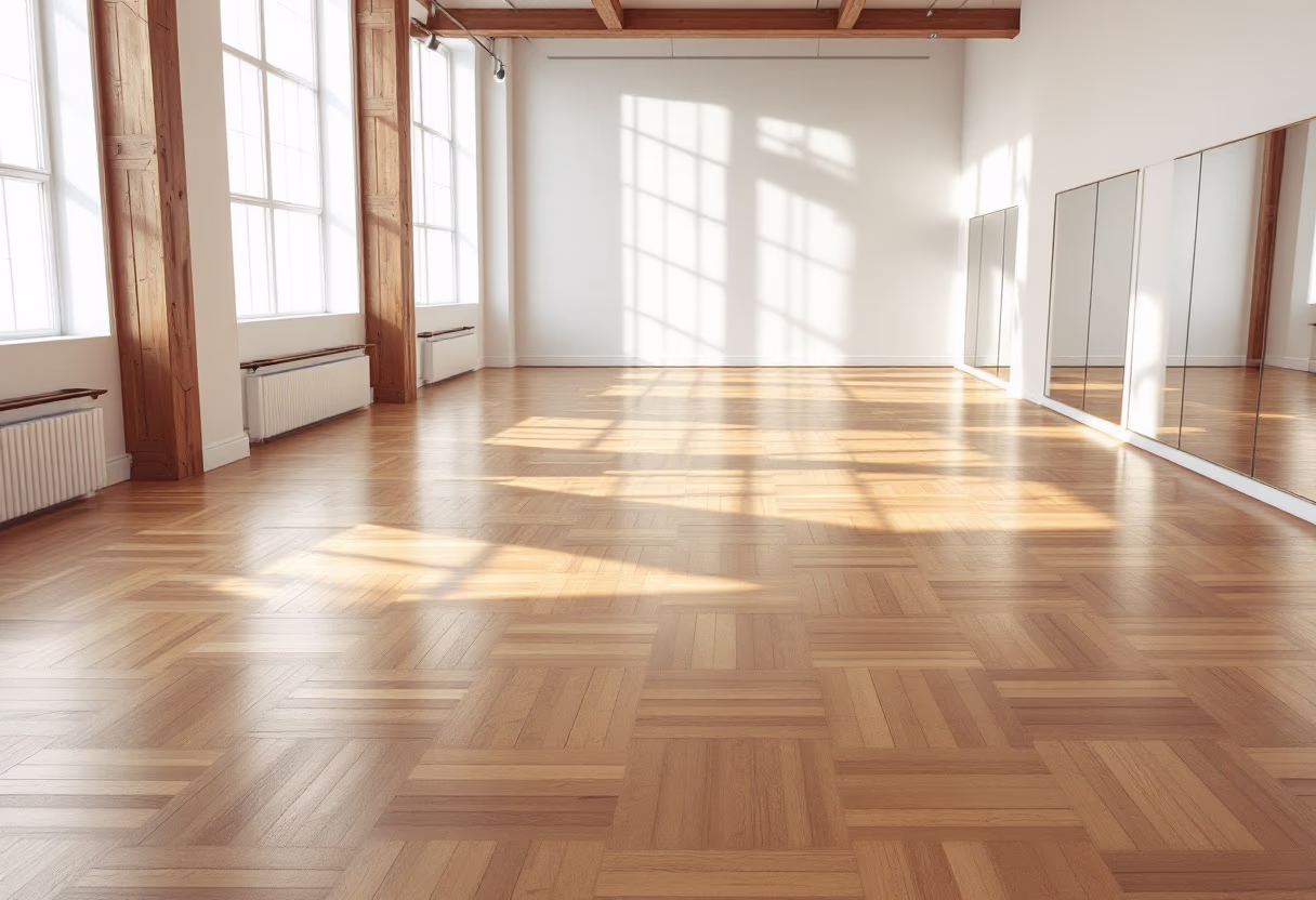 [background image] image of a dance studio interior (for a dance studio).