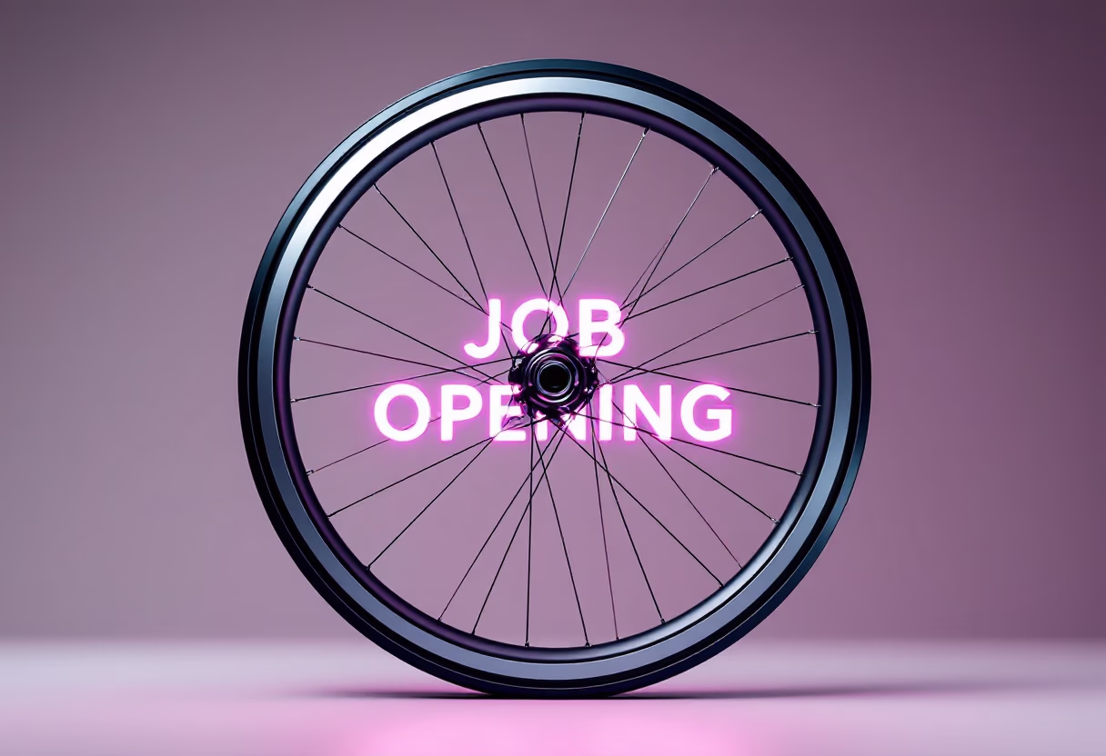 image of job opening notice for a bicycle shop
