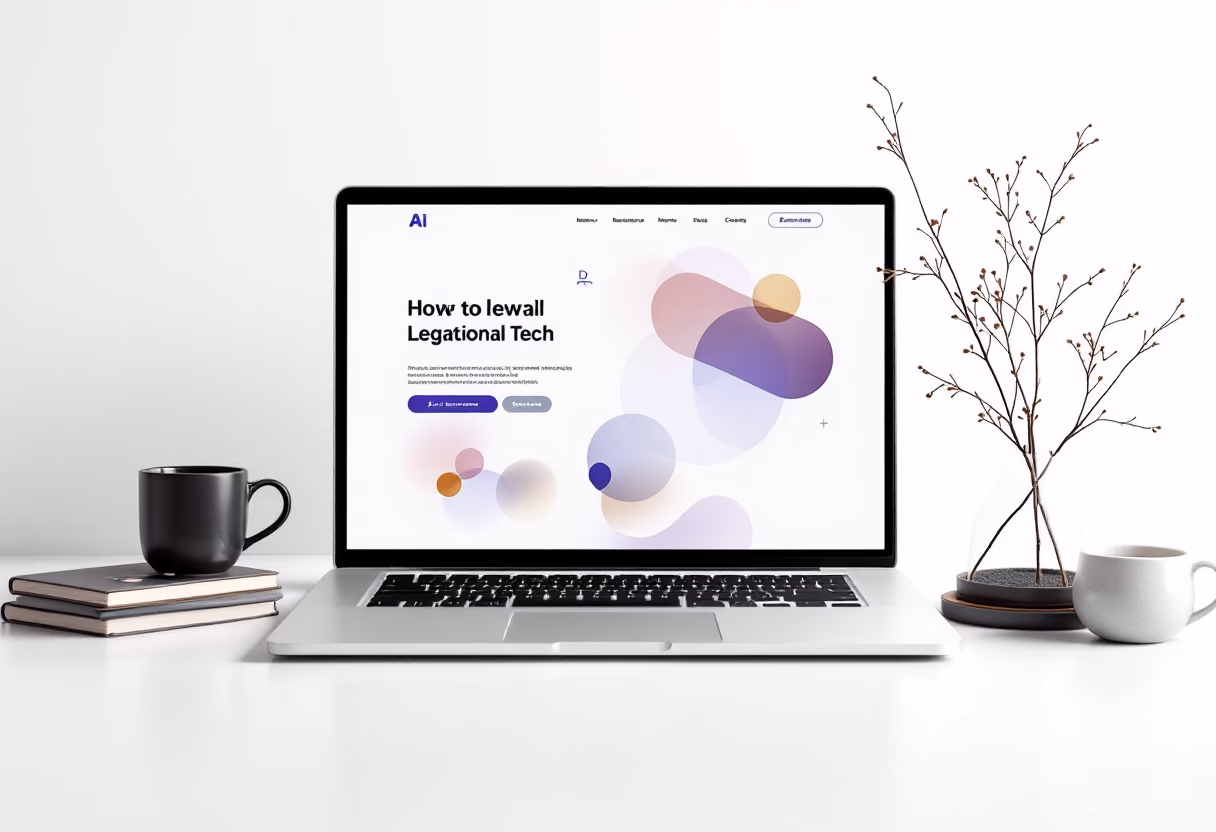 [digital project] a graphic design (for a ai legal tech company)