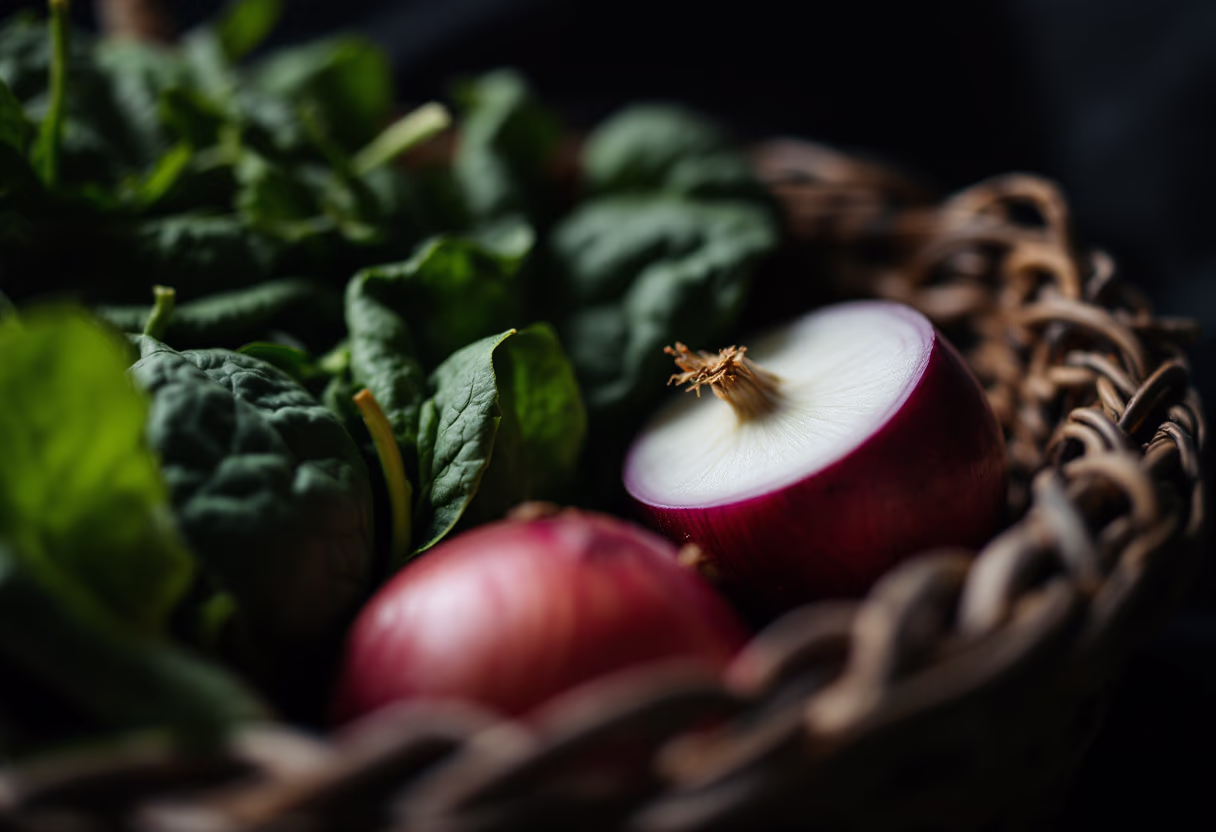 image of vegetables in basket