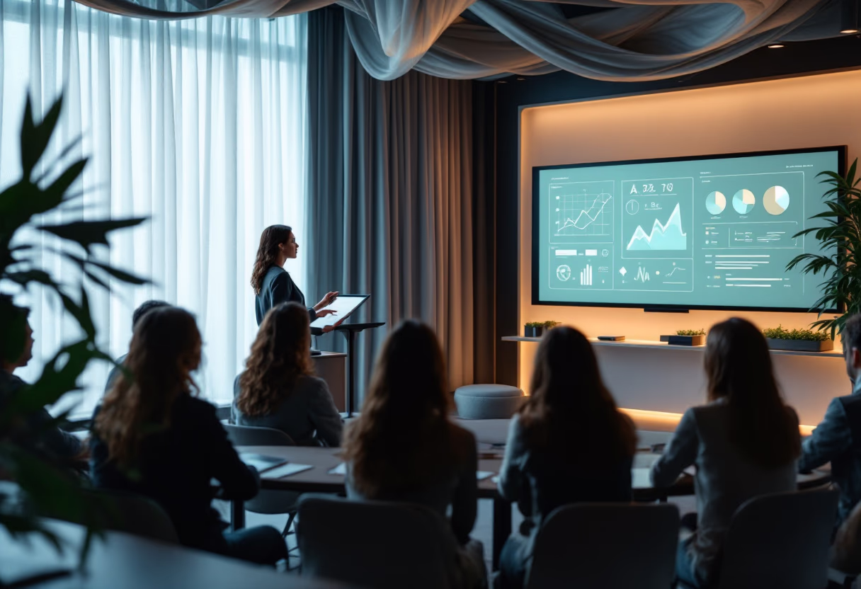 image of classroom lecture on ai